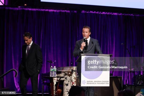 Michael Nierenberg and Chris Wragge during the Samuel Waxman Cancer Research Foundation's COLLABORATING FOR A CURE 20th Anniversary Gala on November...
