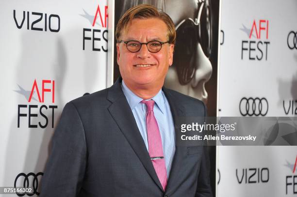 Screenwriter Aaron Sorkin attends AFI FEST 2017 Closing Night Gala - Screening of "Molly's Game" at TCL Chinese Theatre on November 16, 2017 in...