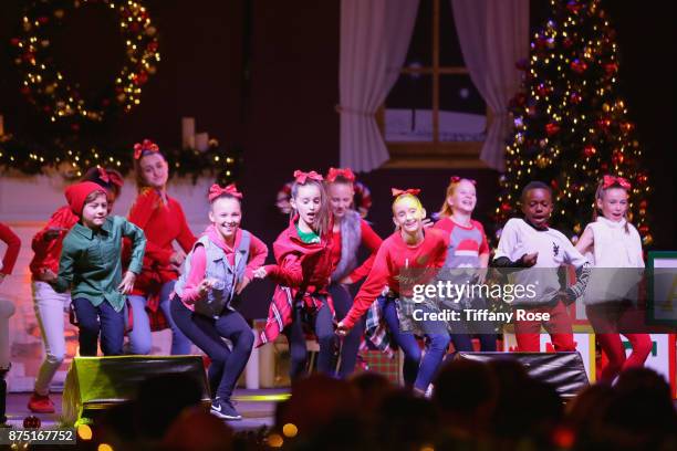 Performers on stage at Derek Hough Hosts The Americana at Brand Tree Lighting Presented By BMW on November 16 in Glendale, California on November 16,...