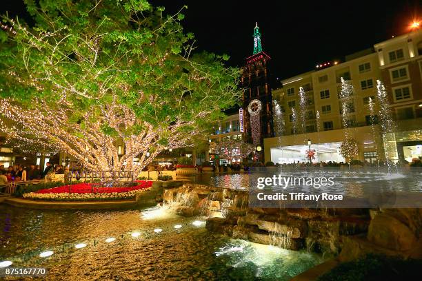 General view of atmosphere at Derek Hough Hosts The Americana at Brand Tree Lighting Presented By BMW on November 16 in Glendale, California on...