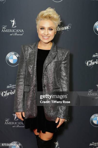 Randi Strong at Derek Hough Hosts The Americana at Brand Tree Lighting Presented By BMW on November 16 in Glendale, California on November 16, 2017...