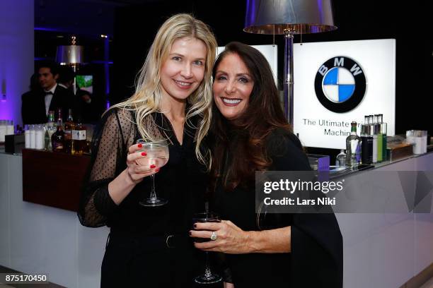 Kate Rumson and Gotham Magazine publisher Lynn Scotti Kassar attend the Gotham Men's Issue Celebration at the BMW of Manhattan Showroom on November...