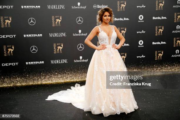 Shirin David arrives at the Bambi Awards 2017 at Stage Theater on November 16, 2017 in Berlin, Germany.