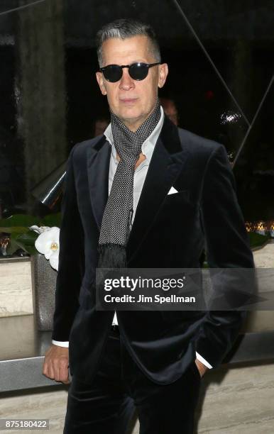 Stefano Tonchi attends the after party for the screening of Sony Pictures Classics' "Call Me By Your Name" hosted by Calvin Klein and The Cinema...