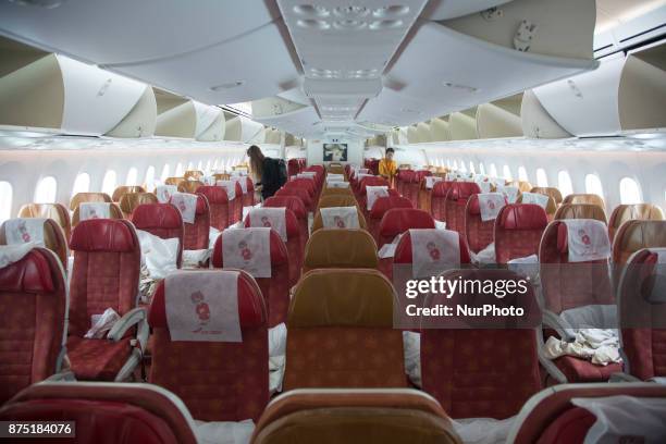Air India is one of the first carriers who tested and used the Boeing 787 Dremaliner. AI owns 27 of them in a 18 business and 238 economy seat...