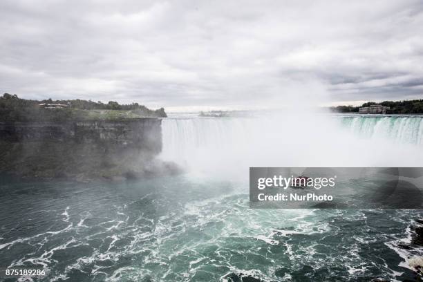 Niagara Falls in Ontario, Canada, on October 8, 2017.