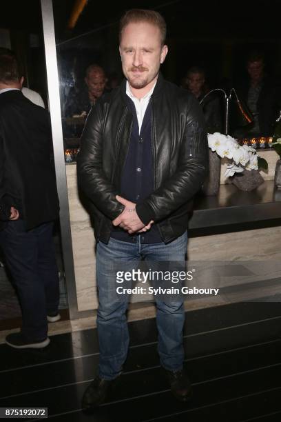 Ben Foster attends Calvin Klein and The Cinema Society host the after party for Sony Pictures Classics' "Call Me By Your Name" on November 16, 2017...