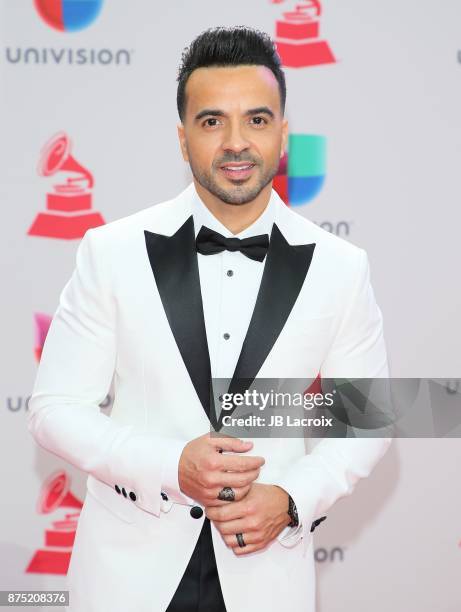 Luis Fonsi attends the 18th Annual Latin Grammy Awards on November 16, 2017 in Las Vegas, Nevada.