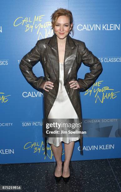 Actress Louisa Krause attends the screening of Sony Pictures Classics' "Call Me By Your Name" hosted by Calvin Klein and The Cinema Society at Museum...