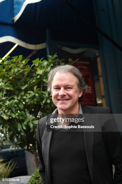 French Writer Yannick Haenel after receiving the Prix Medicis in Paris, 9th November 2017