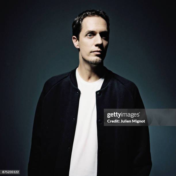 Artist Grand Corps Malade is photographed for label Cinq Sept on September, 2013 in Paris, France.