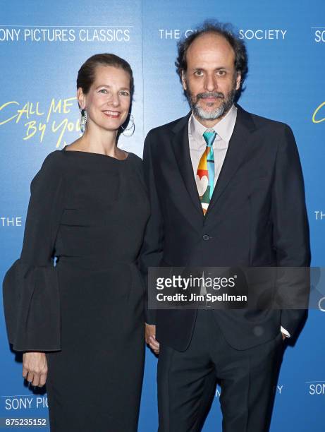 Director Luca Guadagnino and guest attend the screening of Sony Pictures Classics' "Call Me By Your Name" hosted by Calvin Klein and The Cinema...