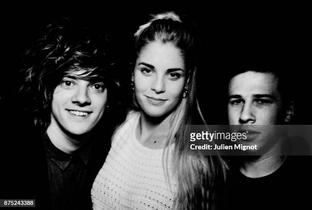 Music Band London Grammar is photographed for Self Assignment on May, 2013 in Paris, France.