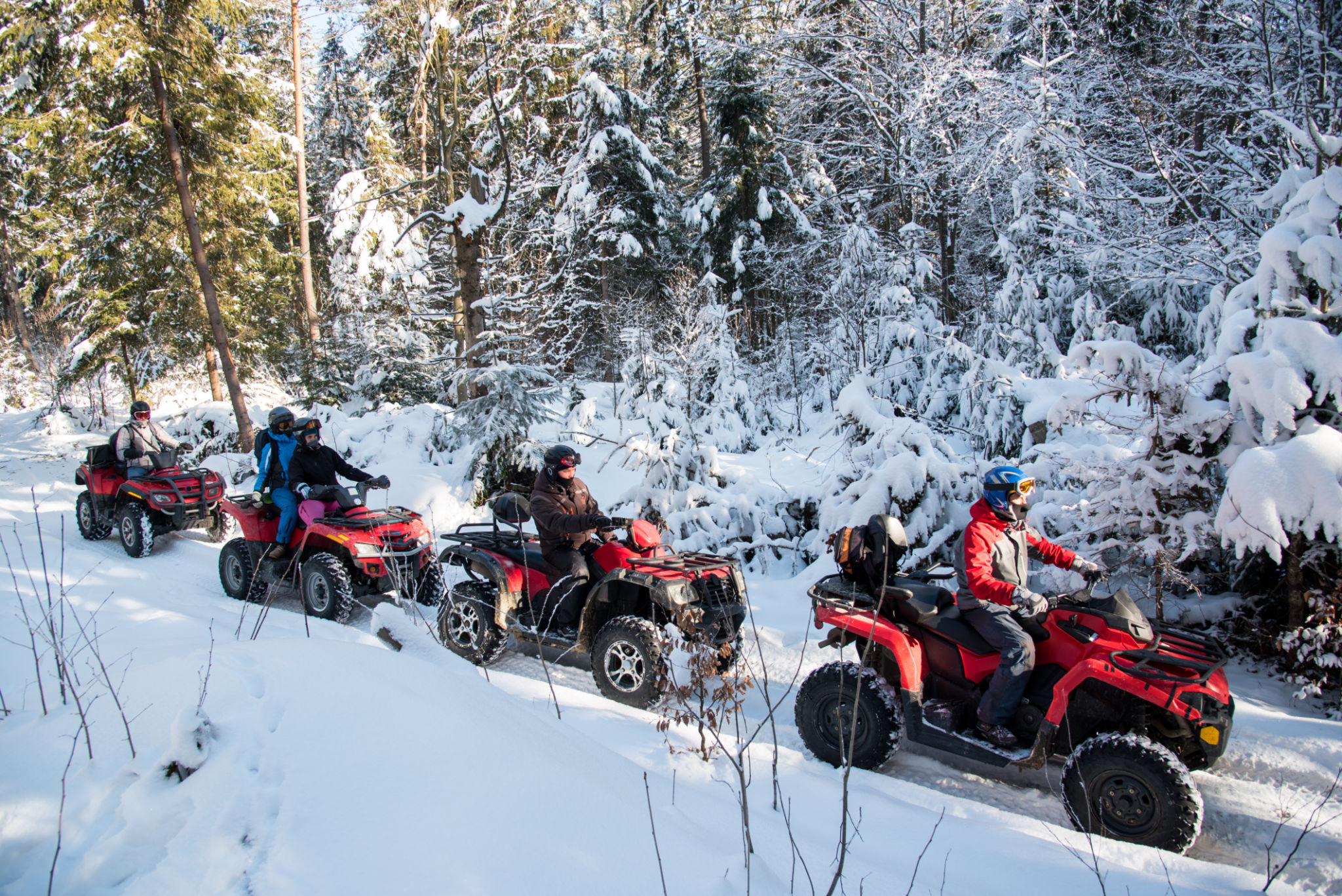 winter ATV