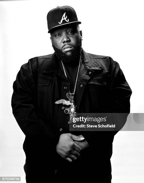 Hip hop act, Run the Jewels aka Killer Mike is photographed for the Guardian on December 5, 2016 in Los Angeles, California.