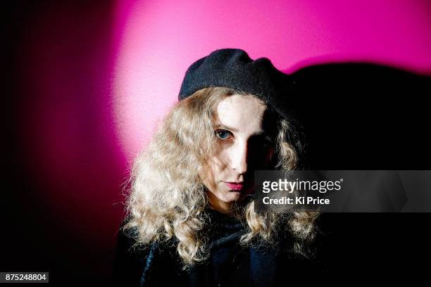 Political activist and member of punk band Pussy Riot, Maria Alyokhina is photographed on November 15, 2017 in London, England.