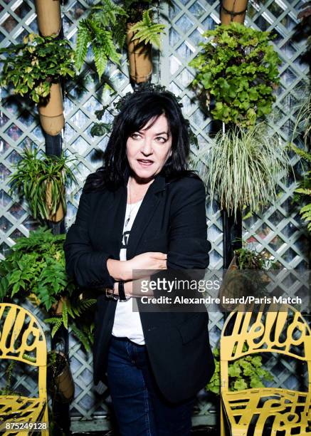Film director Lynne Ramsay is photographed for Paris Match on October 24, 2017 in Paris, France.
