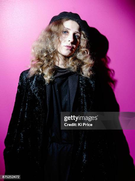 Political activist and member of punk band Pussy Riot, Maria Alyokhina is photographed on November 15, 2017 in London, England.