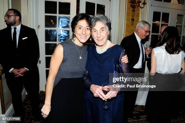 November 16: Octavia Giovannini-Torelli and Alberta Arthurs attend the American Folk Art Museum Annual Gala at JW Marriott Essex House on November...