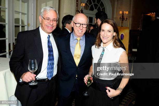 November 16: Jeff Pressman, Allan Katz and Margot Rosenberg attend the American Folk Art Museum Annual Gala at JW Marriott Essex House on November...