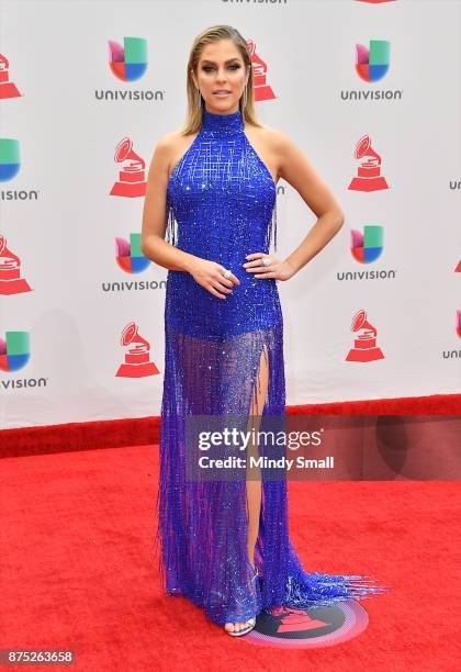 Daniela di Giacomo attends the 18th Annual Latin Grammy Awards at MGM Grand Garden Arena on November 16, 2017 in Las Vegas, Nevada.