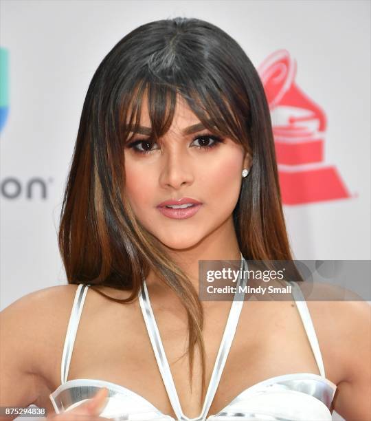 Clarissa Molina attends the 18th Annual Latin Grammy Awards at MGM Grand Garden Arena on November 16, 2017 in Las Vegas, Nevada.