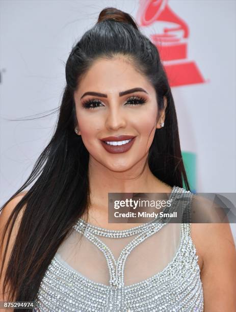 Jackie Hernandez attends the 18th Annual Latin Grammy Awards at MGM Grand Garden Arena on November 16, 2017 in Las Vegas, Nevada.
