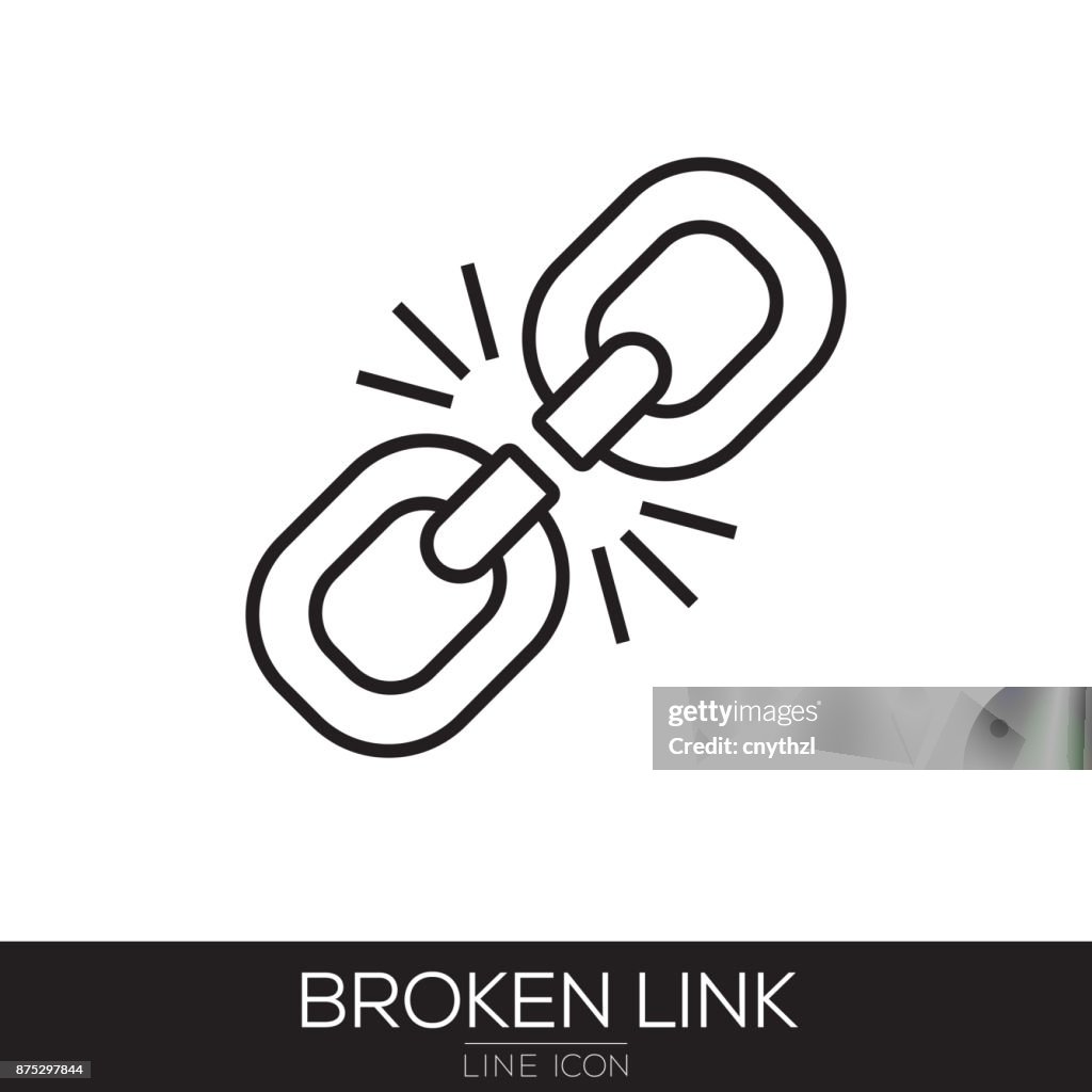 DEFEKTEN LINK LINIENSYMBOL