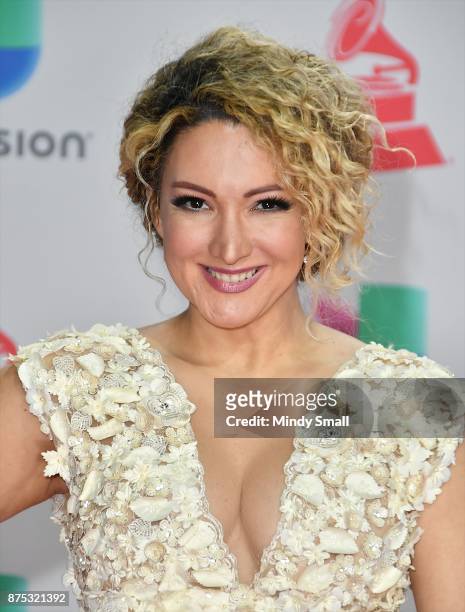 Erika Ender attends the 18th Annual Latin Grammy Awards at MGM Grand Garden Arena on November 16, 2017 in Las Vegas, Nevada.