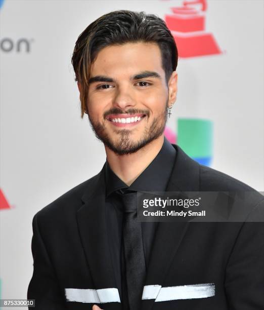 Abraham Mateo attends the 18th Annual Latin Grammy Awards at MGM Grand Garden Arena on November 16, 2017 in Las Vegas, Nevada.