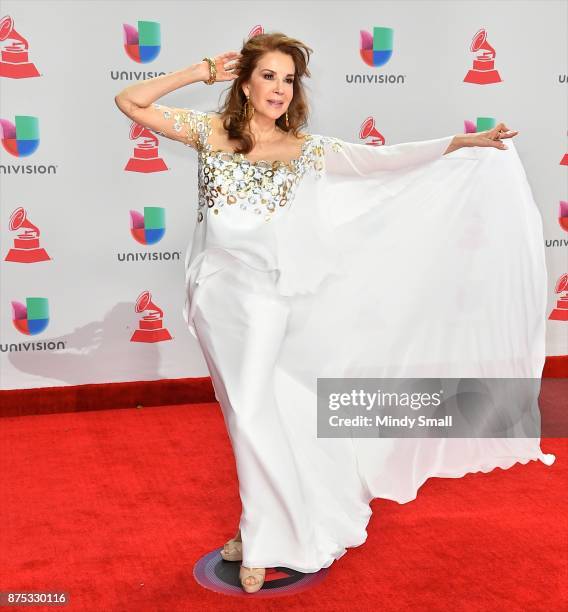 Guadalupe Pineda attends the 18th Annual Latin Grammy Awards at MGM Grand Garden Arena on November 16, 2017 in Las Vegas, Nevada.