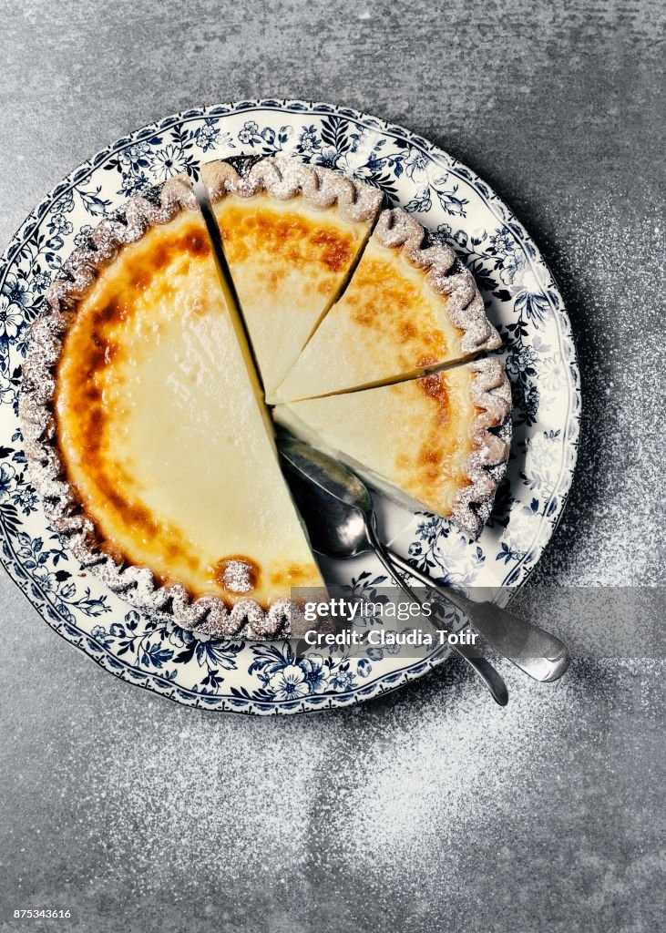 Creme brûlée pie