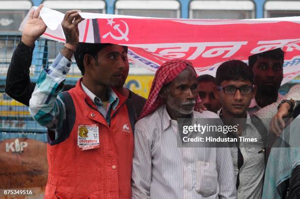 Large number of people were present at the 100 years of Russian revolution celebration organized by Socialist Unity Centre of India at Esplanade on...