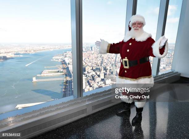 One World Observatory opens "Winter ONEderland" and offers unique holiday destination downtown on November 17, 2017 in New York City.