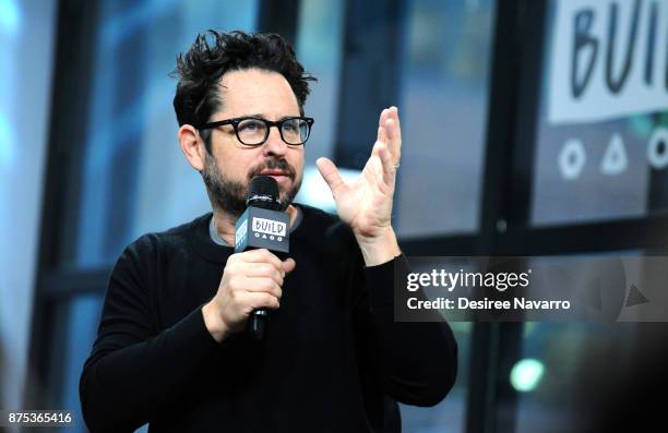 Producer JJ Abrams visits Build Series to discuss 'The Play That Goes Wrong' at Build Studio on November 17, 2017 in New York City.