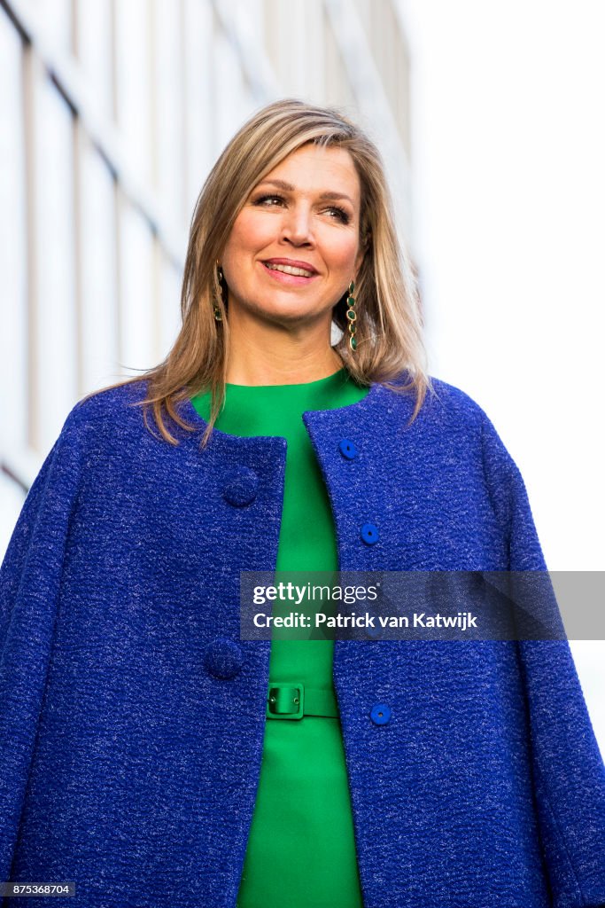 Queen Maxima visits family business Ocatube in Delft