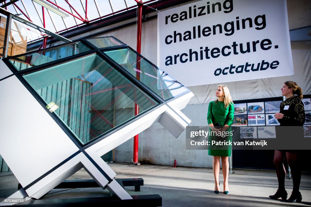 Queen Maxima visits family business Ocatube in Delft