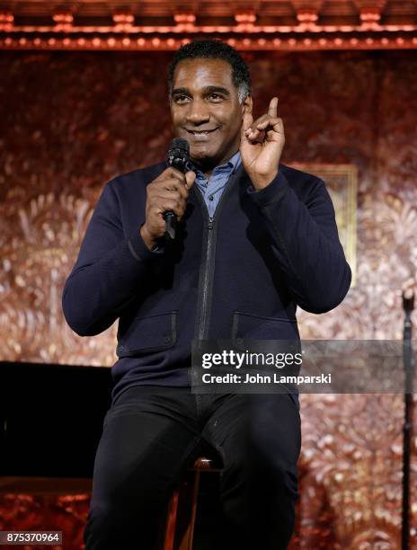 Norm Lewis performs during Feinstein's/54 Below Press Preview at Feinstein's/54 Below on November 17, 2017 in New York City.