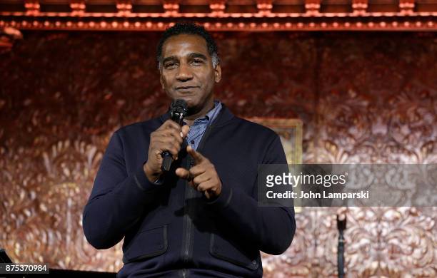 Norm Lewis performs during Feinstein's/54 Below Press Preview at Feinstein's/54 Below on November 17, 2017 in New York City.