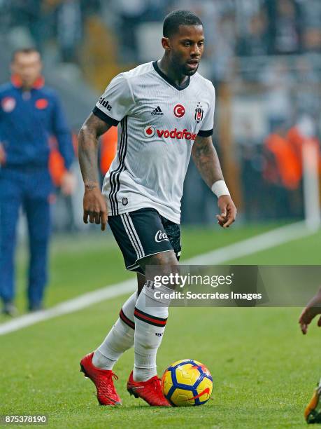 Jeremain Lens of Besiktas during the Turkish Super lig match between Besiktas v Akhisar Belediyespor at the Vodafone Park on November 17, 2017 in...