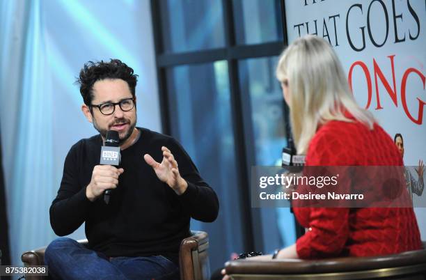 Producer JJ Abrams visits Build Series to discuss 'The Play That Goes Wrong' at Build Studio on November 17, 2017 in New York City.