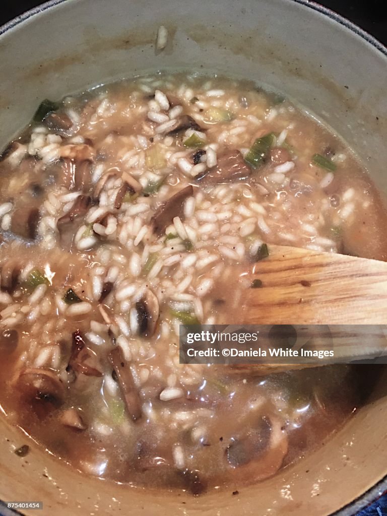 Mushroom risotto