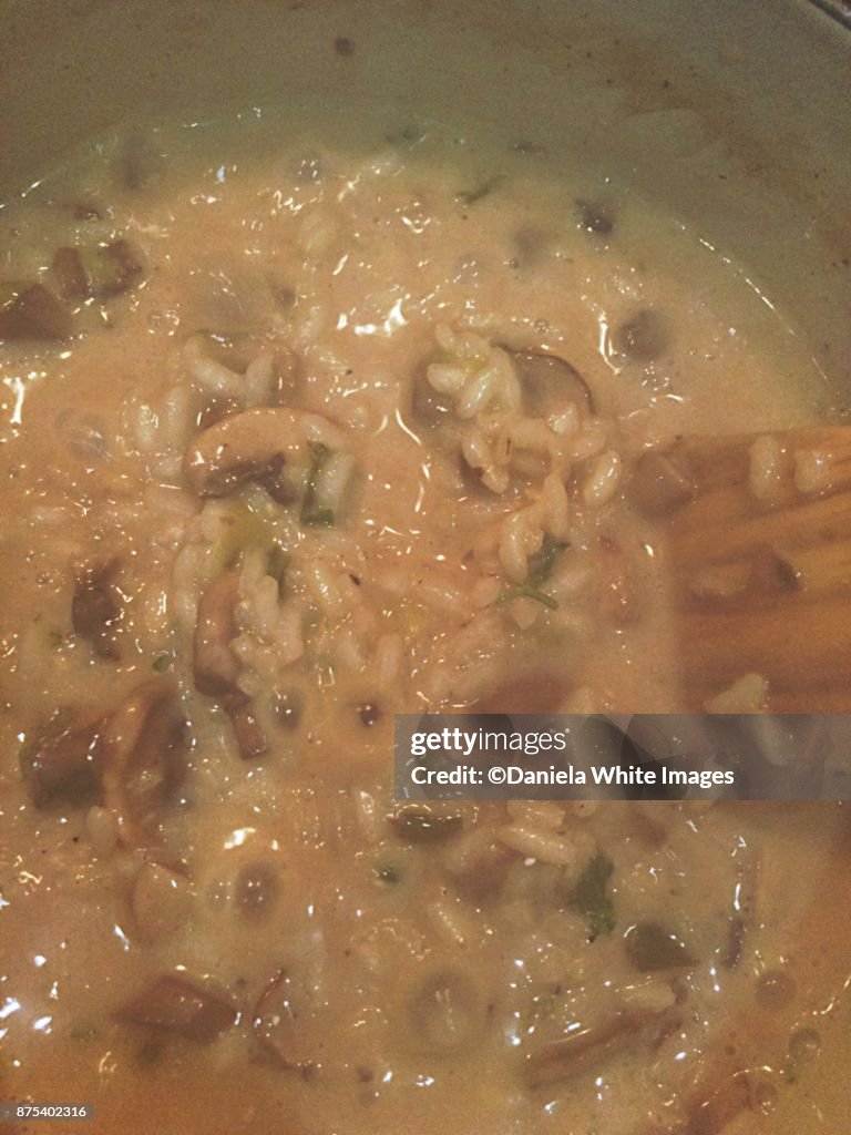 Mushroom risotto
