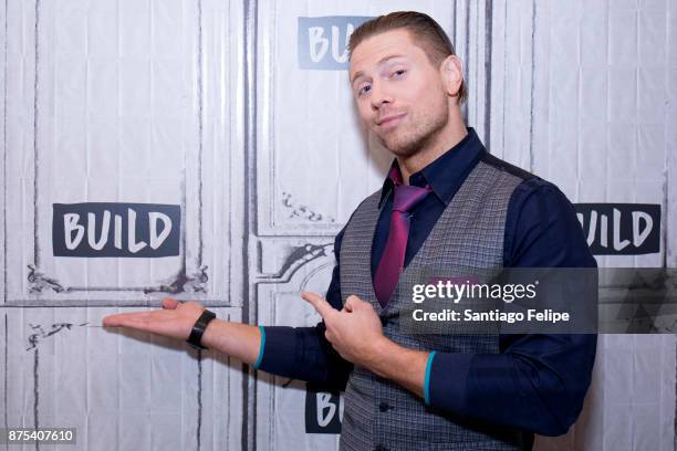 The Miz attends Build Presents to discuss "The Challenge: Champs vs. Stars" at Build Studio on November 17, 2017 in New York City.