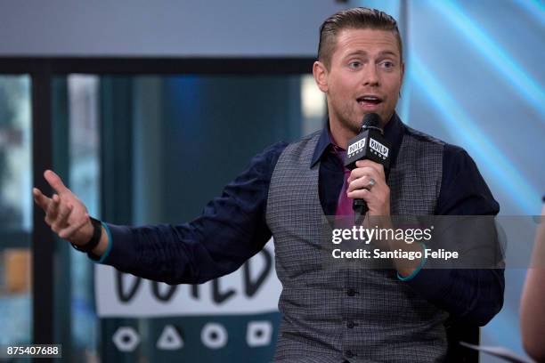 The Miz attends Build Presents to discuss "The Challenge: Champs vs. Stars" at Build Studio on November 17, 2017 in New York City.