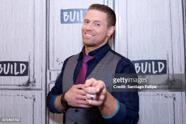 The Miz attends Build Presents to discuss "The Challenge: Champs vs. Stars" at Build Studio on November 17, 2017 in New York City.