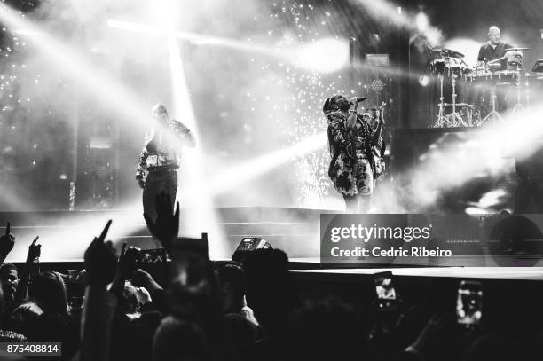 Jennifer Lopez performs during the Dubai International Airshow Gala Dinner at Atlantis The Palm on November 15, 2017 in Dubai, United Arab Emirates.