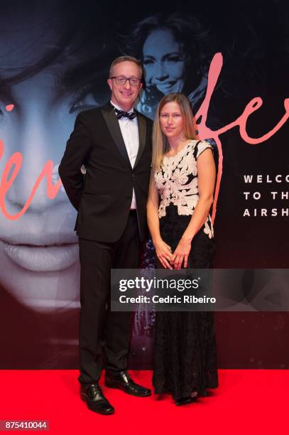 Guests attend the Dubai International Airshow Gala Dinner at Atlantis The Palm on November 15, 2017 in Dubai, United Arab Emirates.