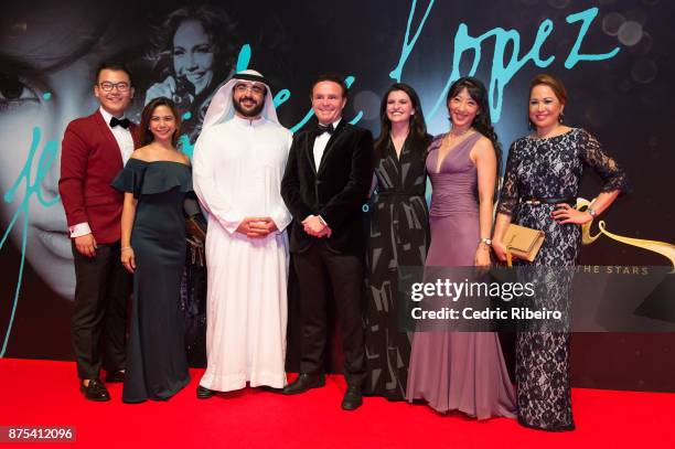 Guests attend the Dubai International Airshow Gala Dinner at Atlantis The Palm on November 15, 2017 in Dubai, United Arab Emirates.