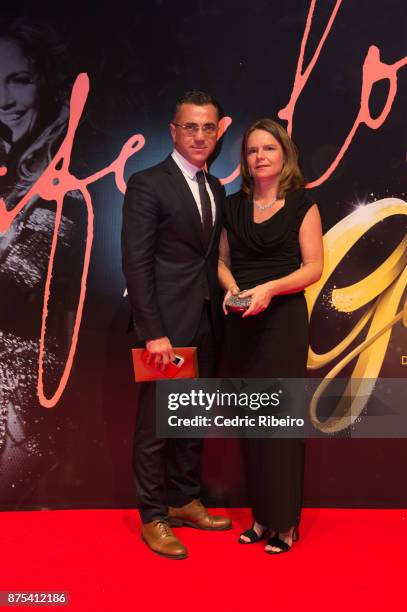 Guests attend the Dubai International Airshow Gala Dinner at Atlantis The Palm on November 15, 2017 in Dubai, United Arab Emirates.